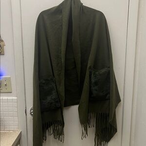 NWOT Summer & Rose Olive Green Wrap